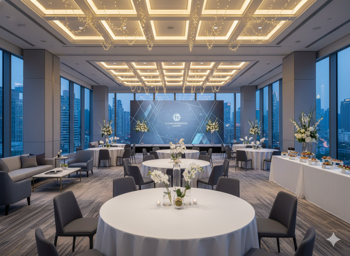 Corporate event decoration